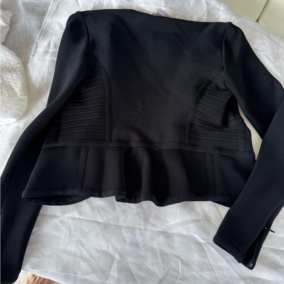 nwot Herve leger black blazer Kaydan size XS - Picture 3 of 8